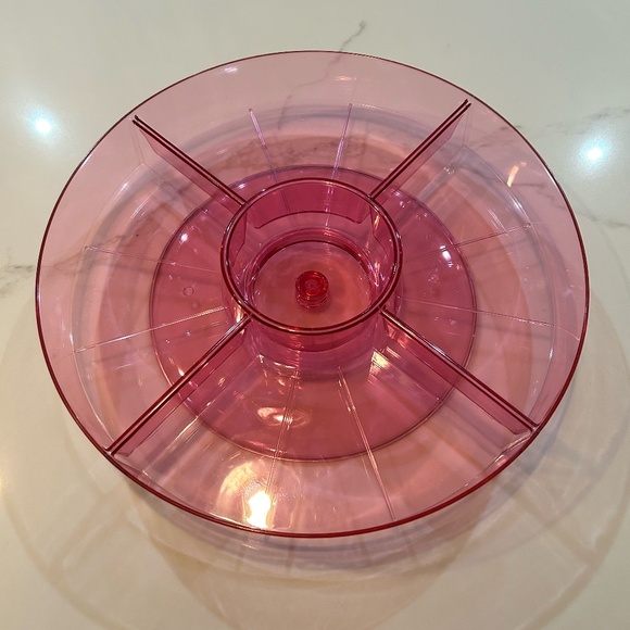 Target Bullseye Playground Spring/Summer 2024 Pink Lazy Susan Storage - Picture 1 of 1